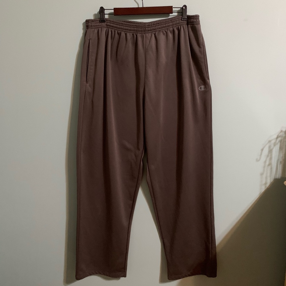 Champion Sweatpants Gray Elastic Waistband 2XL